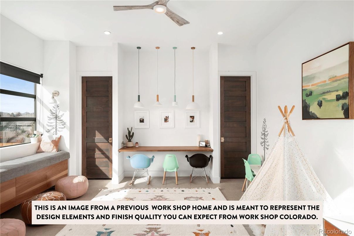Home Office, Interior, Pendant Lights, Recessed Lighting