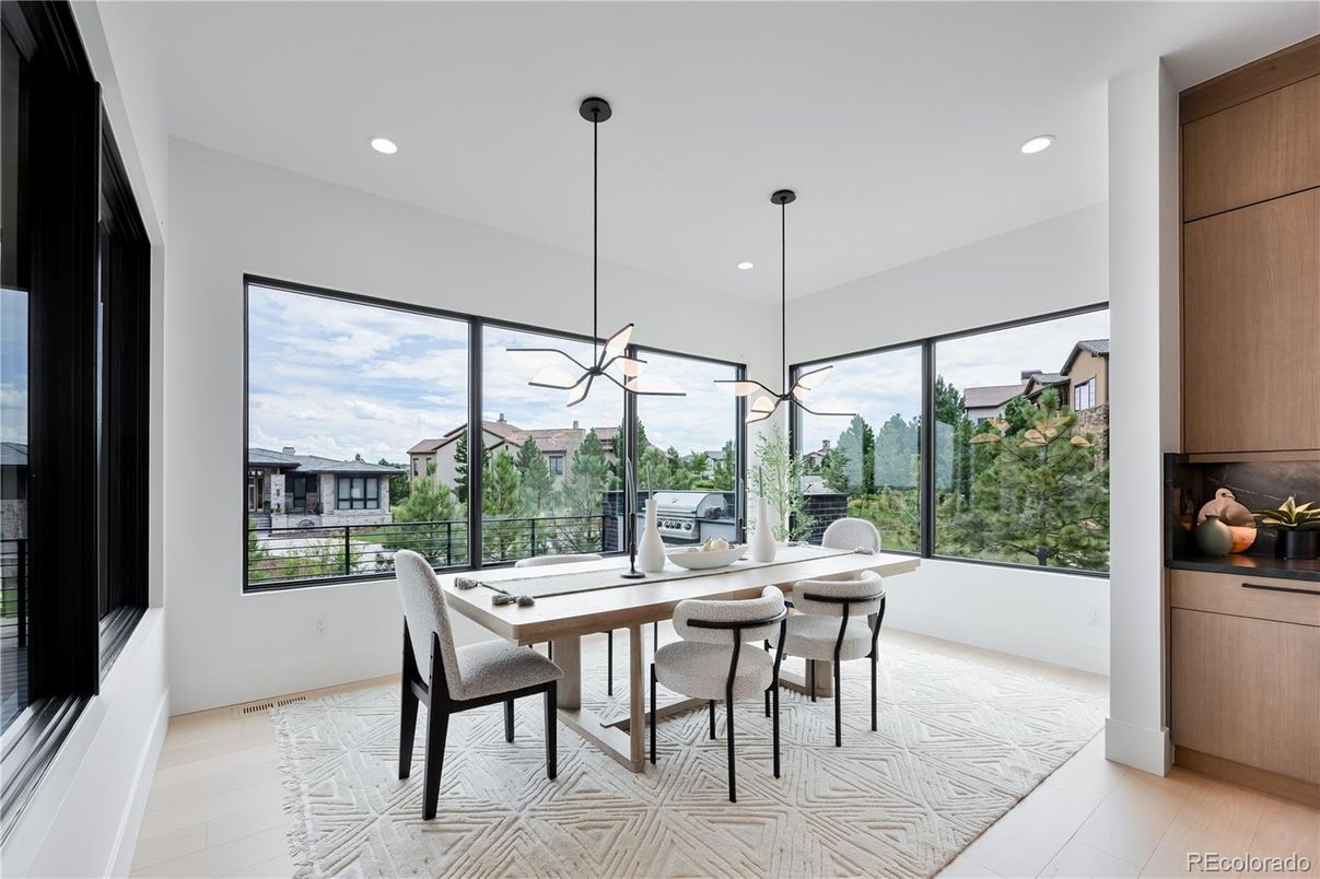 Home Office, Interior, Pendant Lights, Recessed Lighting