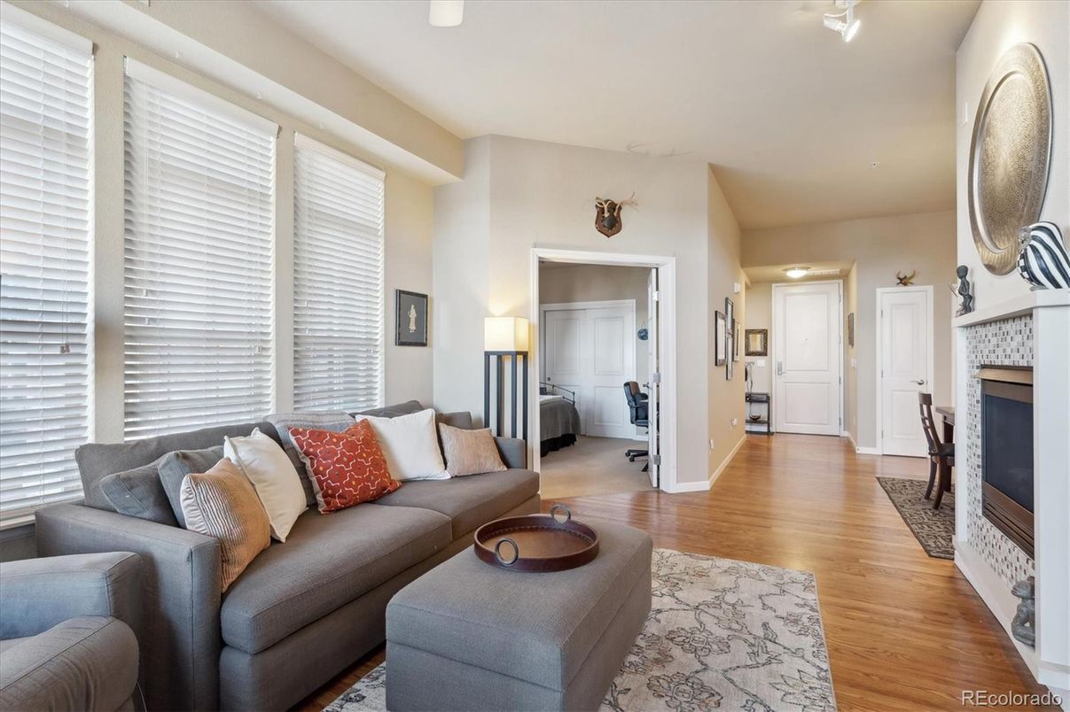 Fireplace, Interior, Living room, Wood Texture Flooring