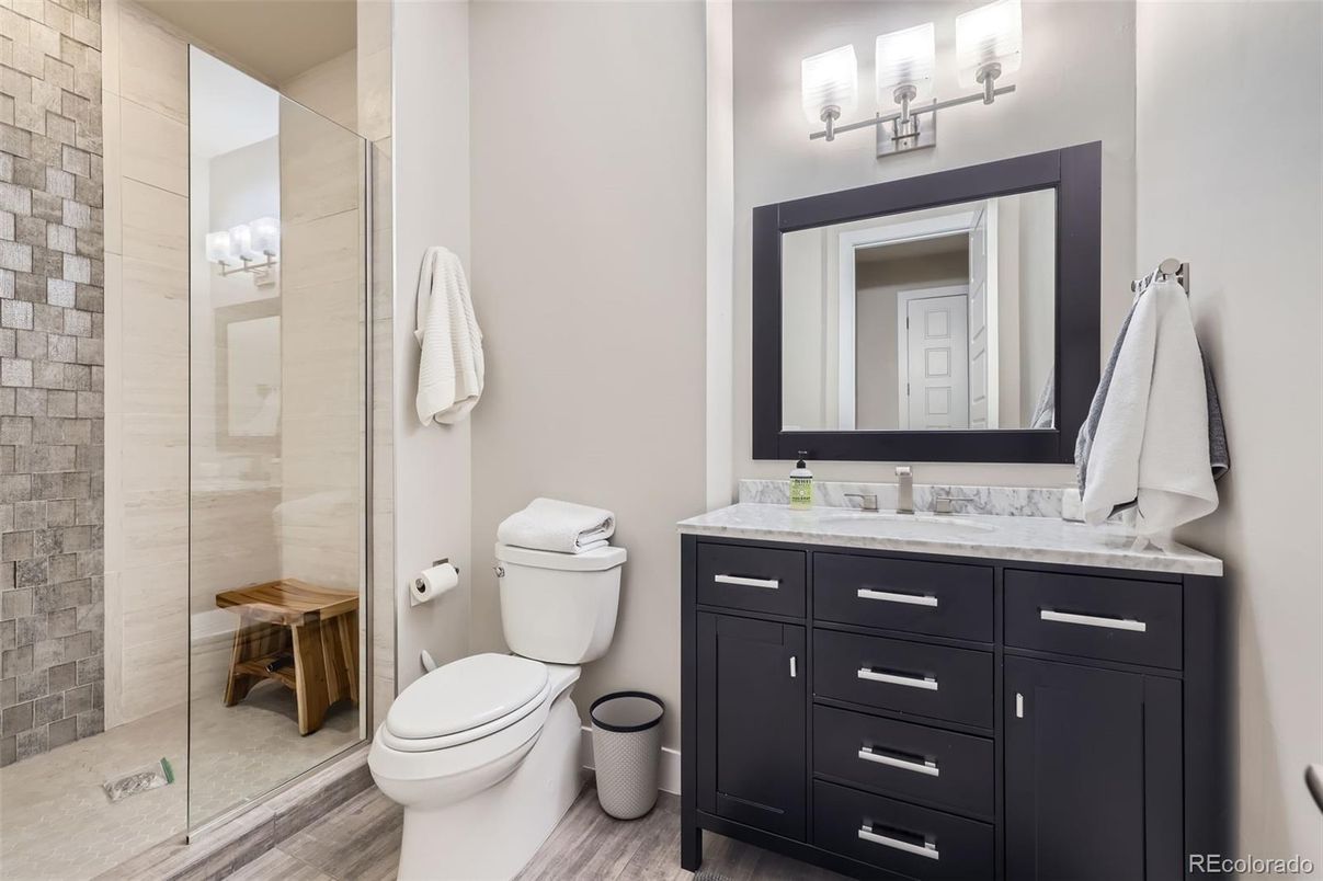 Bathroom, Glass Shower, Interior