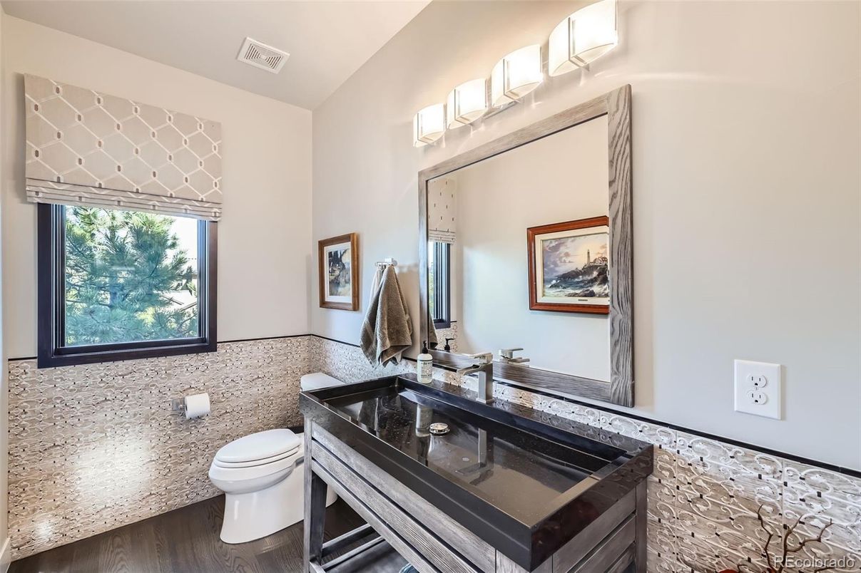 Bathroom, Interior, Wood Texture Flooring