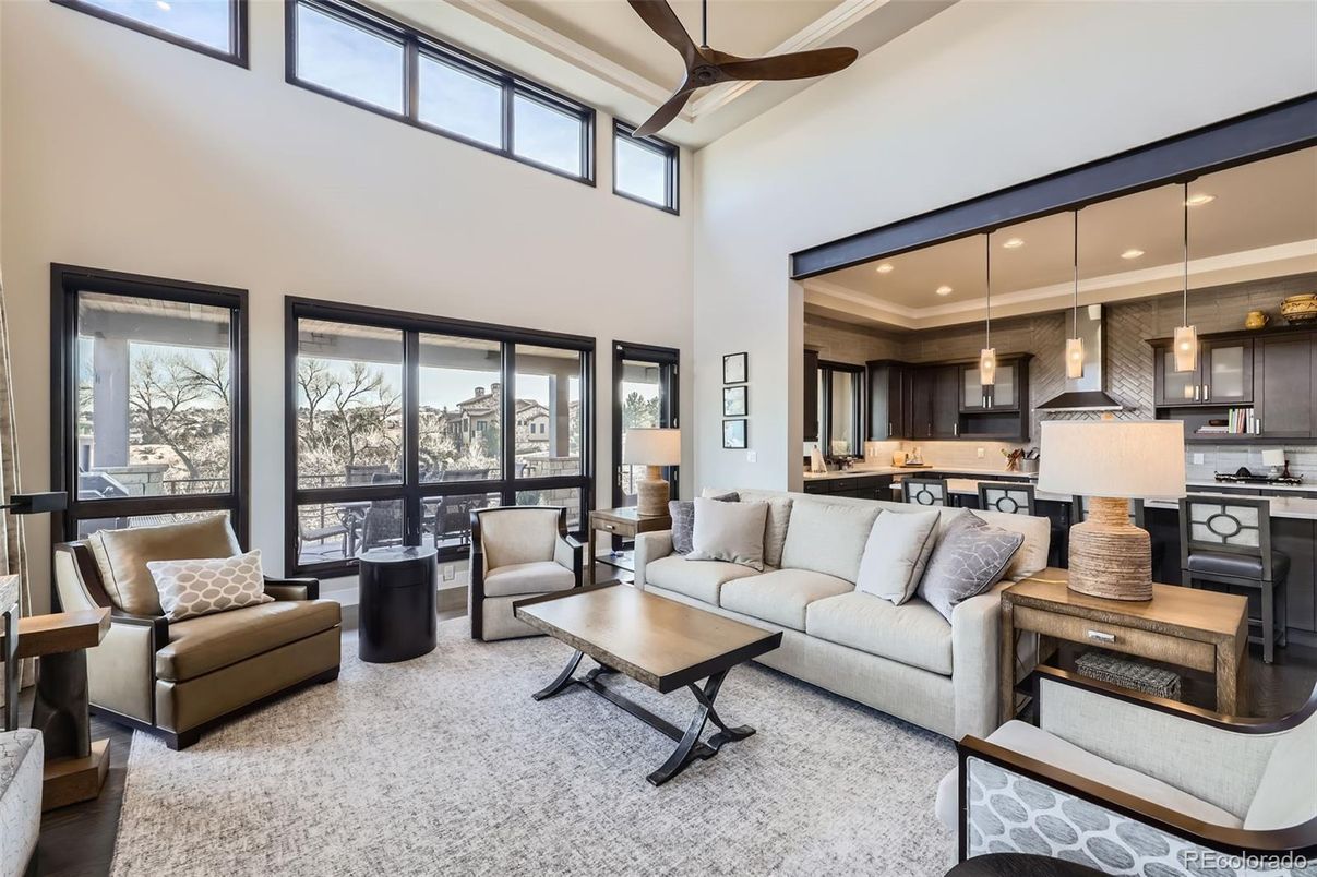 Dining room, Interior, Kitchen, Living room, Pendant Lights, Recessed Lighting