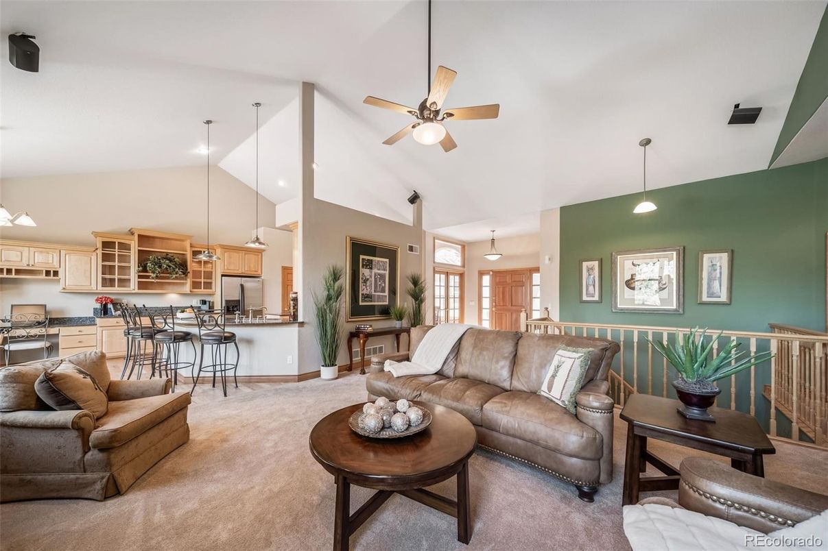 Interior, Kitchen, Living room, Pendant Lights, Recessed Lighting