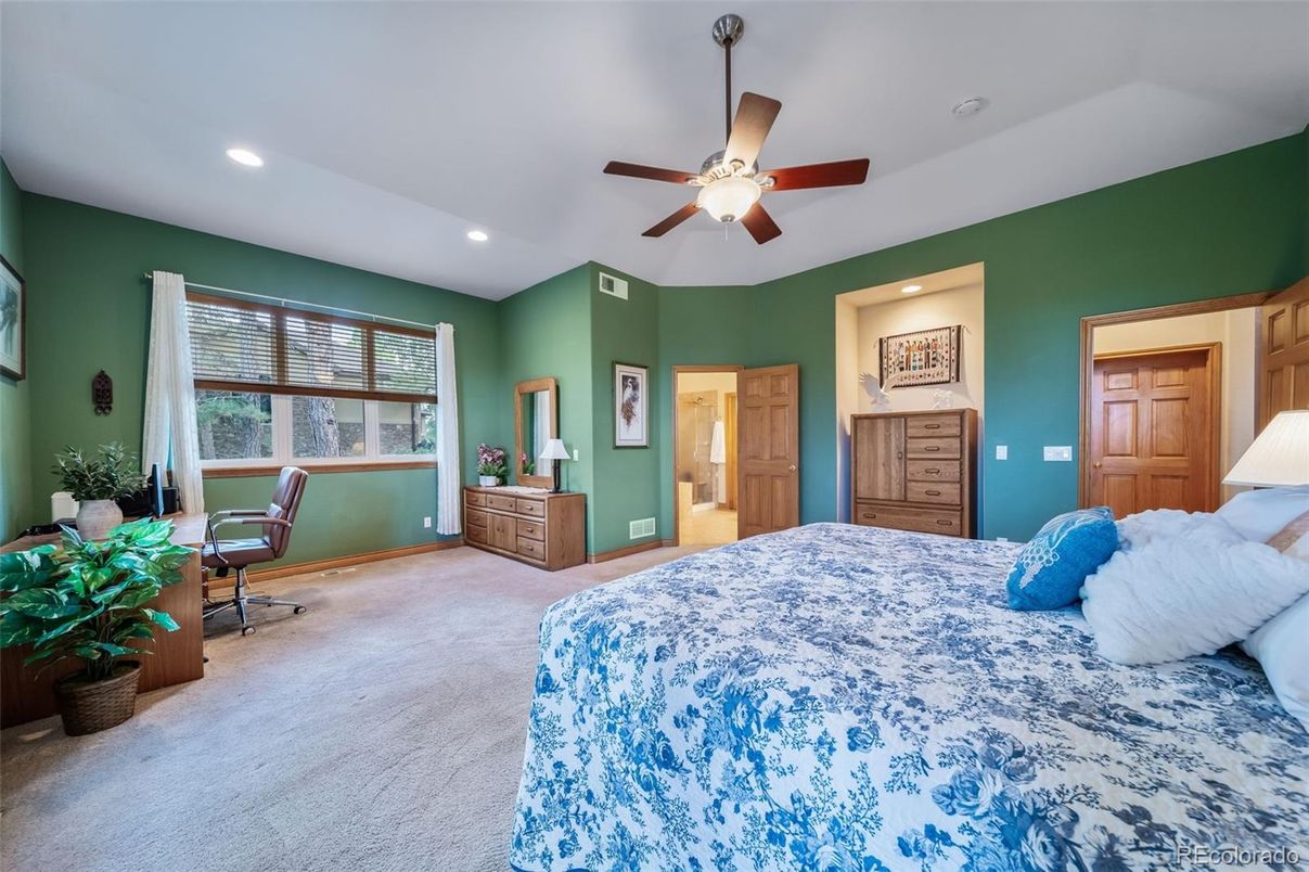 Bedroom, Home Office, Interior, Recessed Lighting
