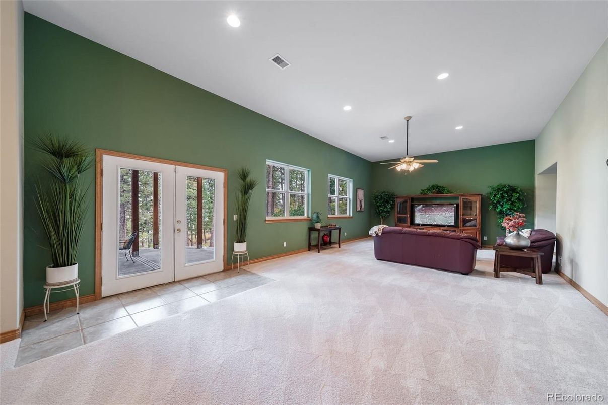 Interior, Living room, Recessed Lighting