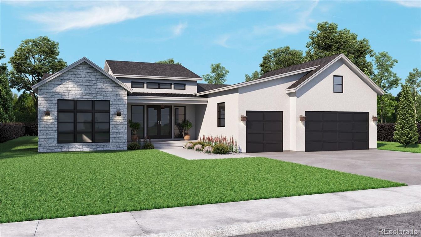 Attached, Exterior, Facade, Farmhouse