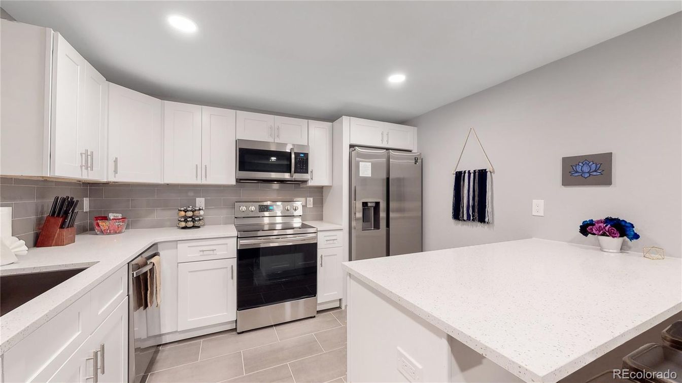 Interior, Kitchen, Recessed Lighting, Stainless Steel Appliances