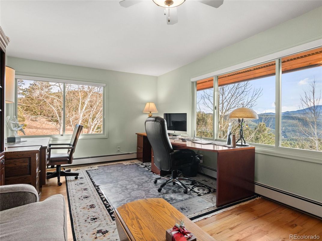 Home Office, Interior, Wood Texture Flooring