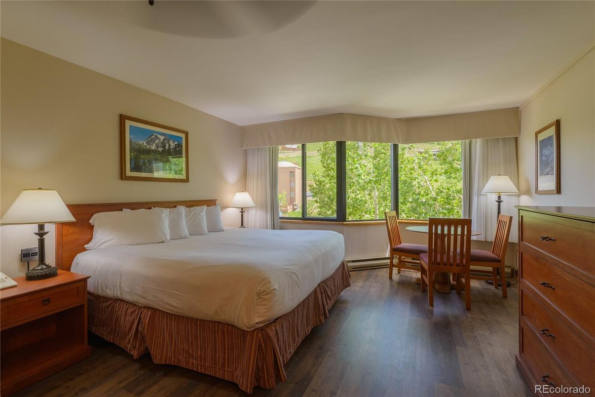 Bedroom, Dining room, Interior, Wood Texture Flooring