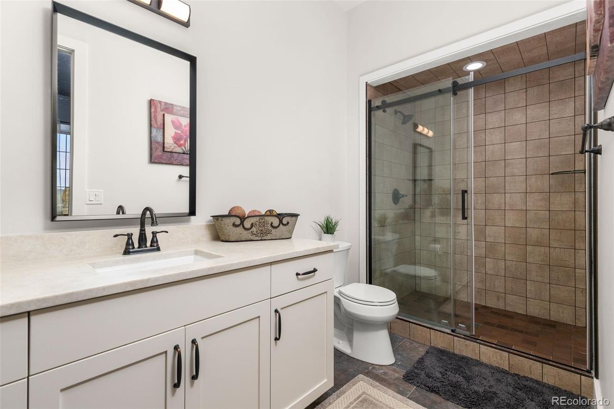 Bathroom, Glass Shower, Interior