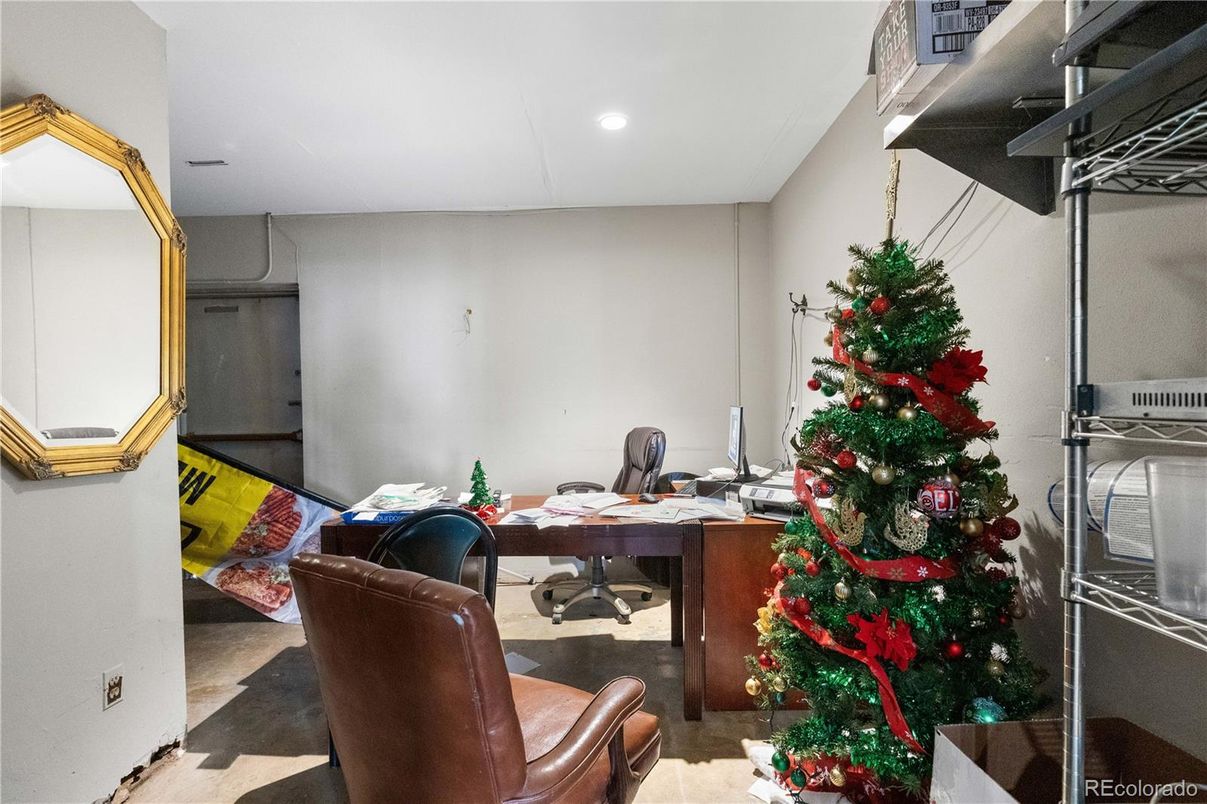 Home Office, Interior, Recessed Lighting