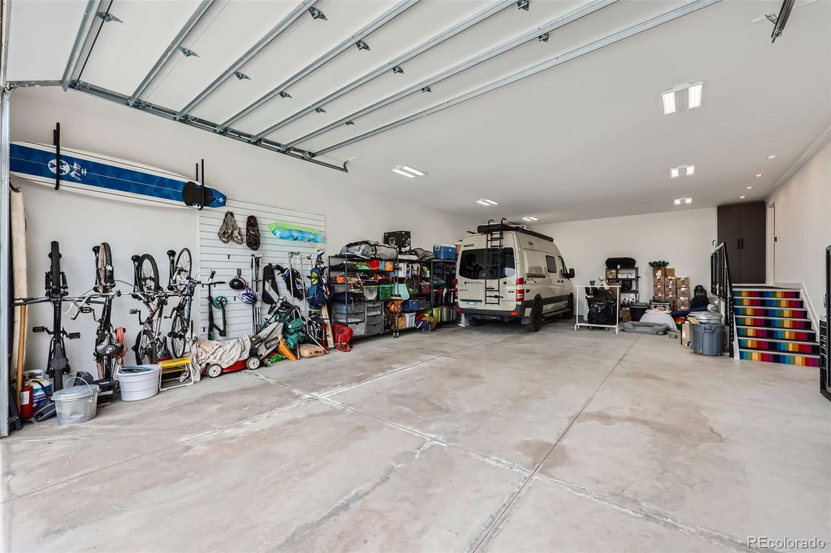 Garage, Interior, Recessed Lighting