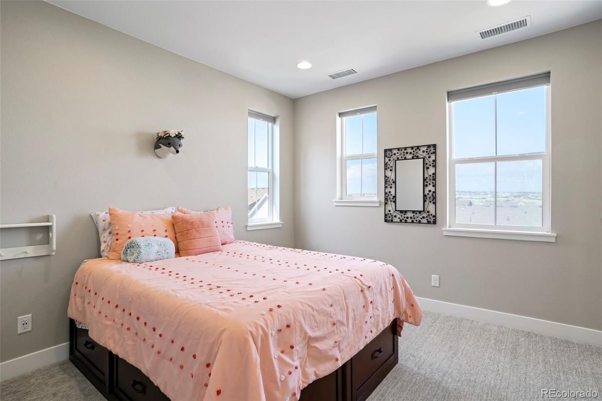 Bedroom, Interior, Recessed Lighting