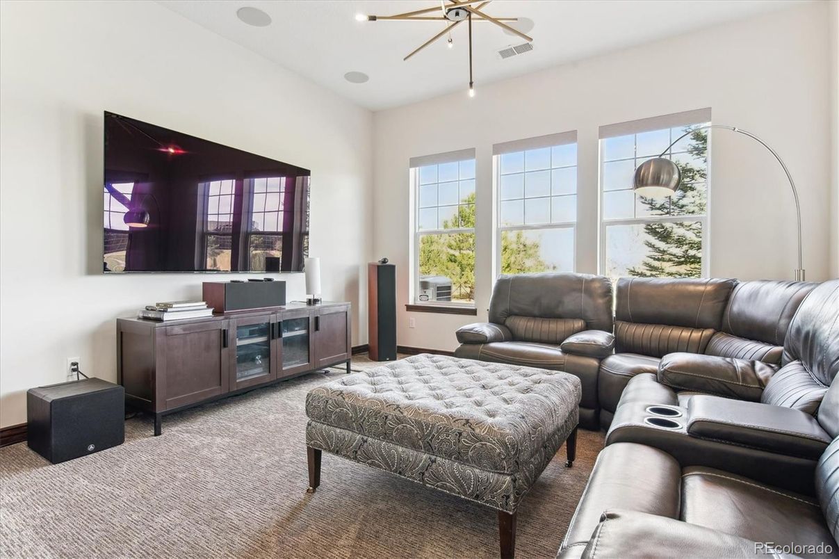 Home Theatre Room, Interior, Living room