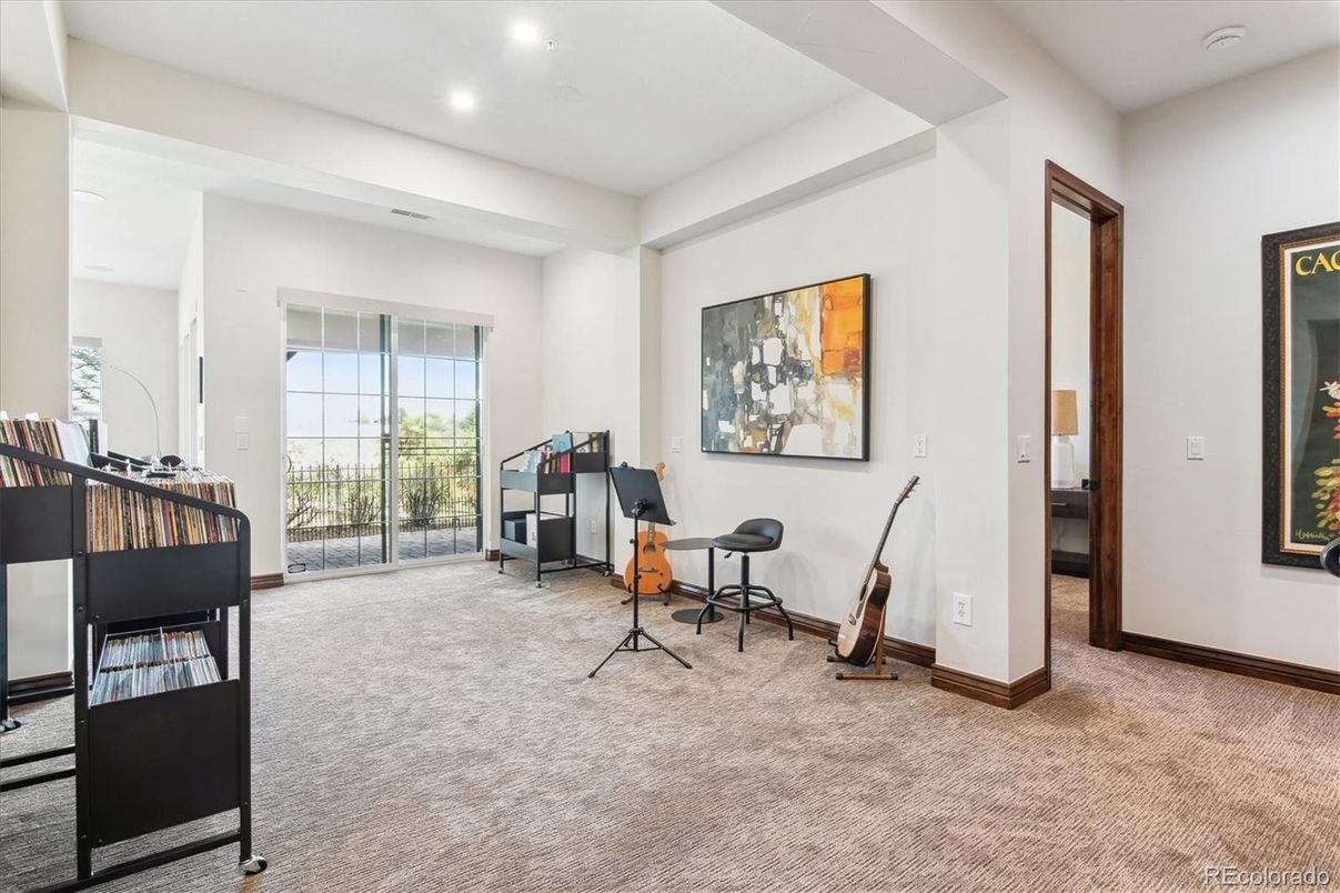 Home Office, Interior, Recessed Lighting