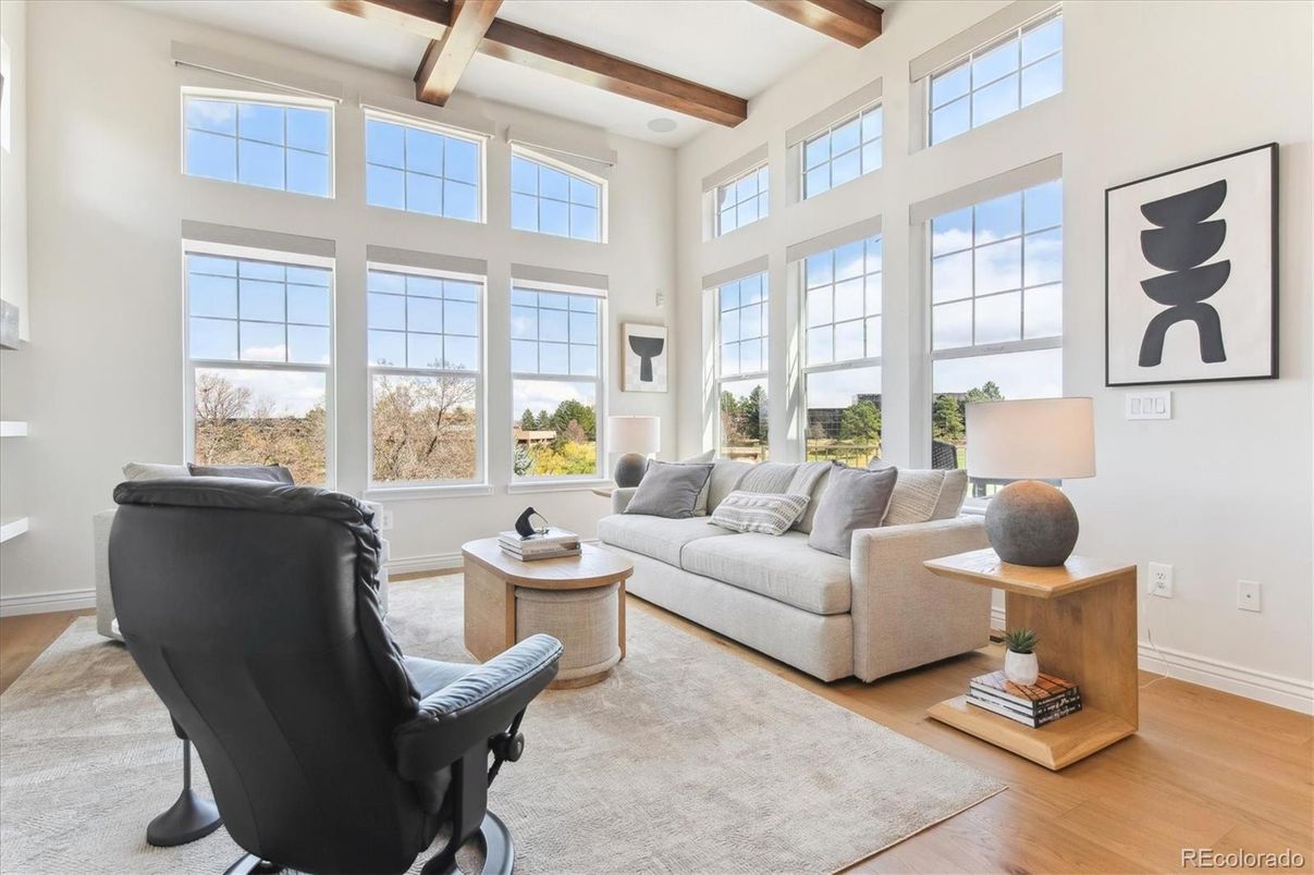 Interior, Living room, Wooden Beams, Wood Texture Flooring