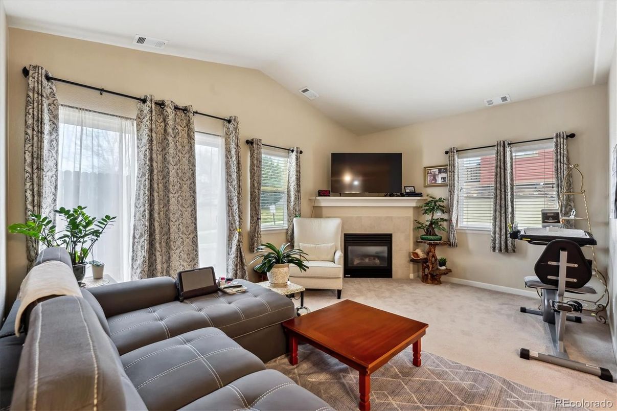 Fireplace, Home Office, Interior, Living room