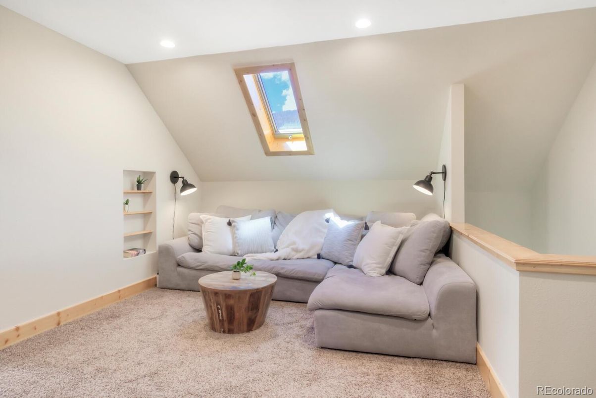 Interior, Living room, Recessed Lighting