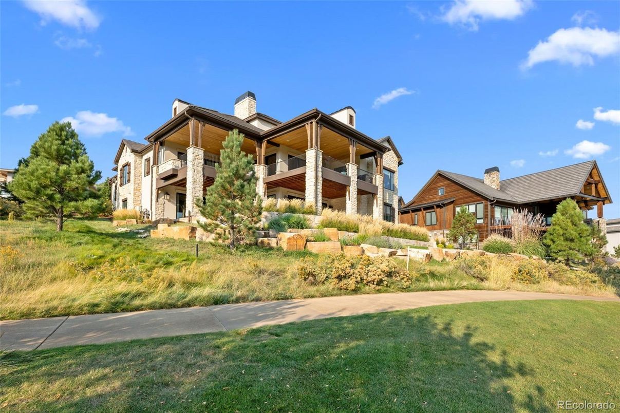 Backyard, Exterior, Facade, Log Home
