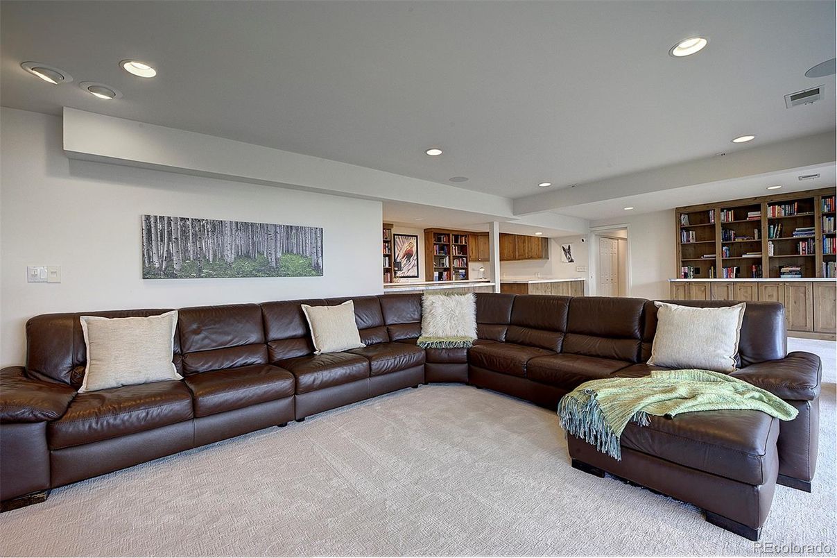 Interior, Living room, Recessed Lighting