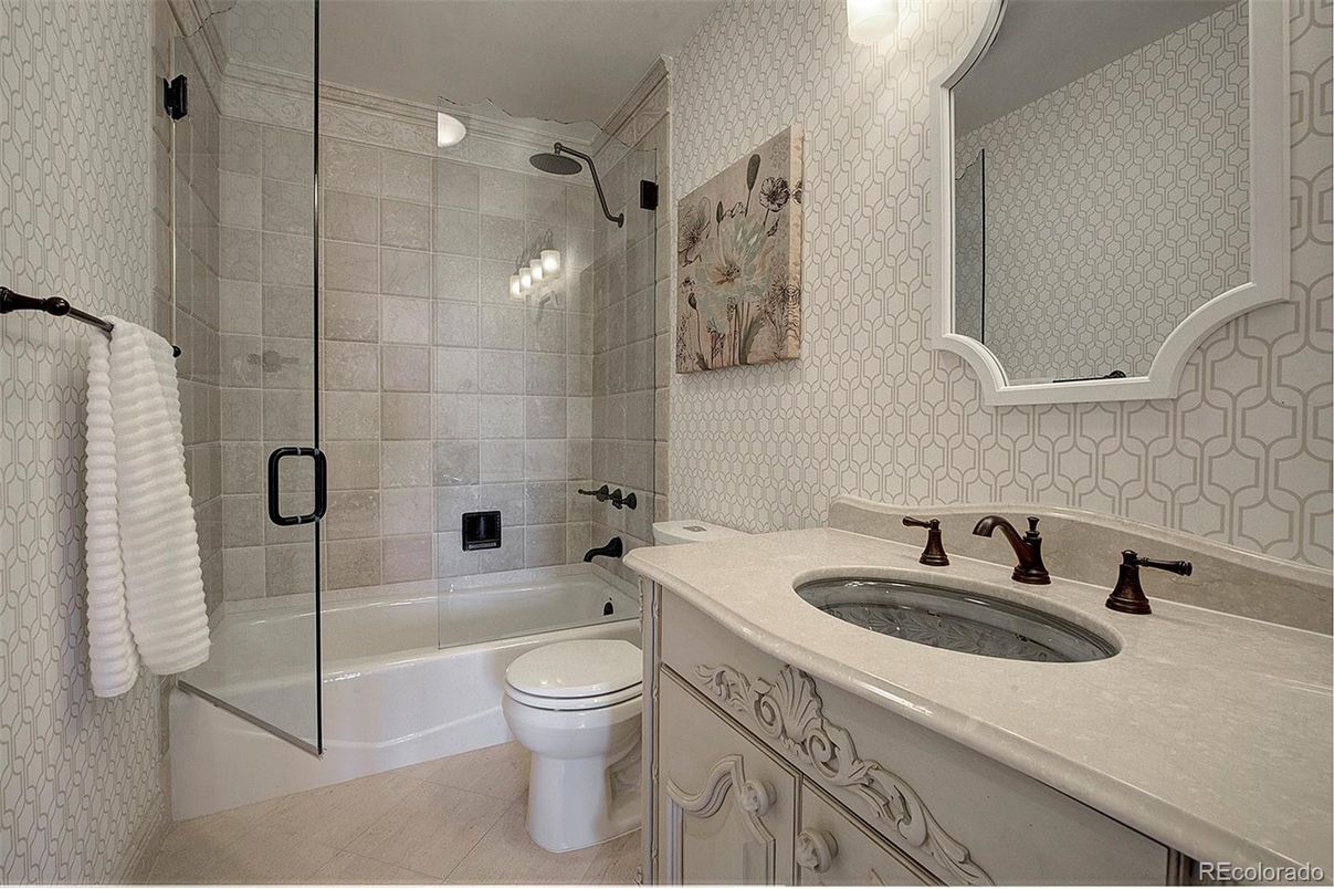 Bathroom, Glass Shower, Interior