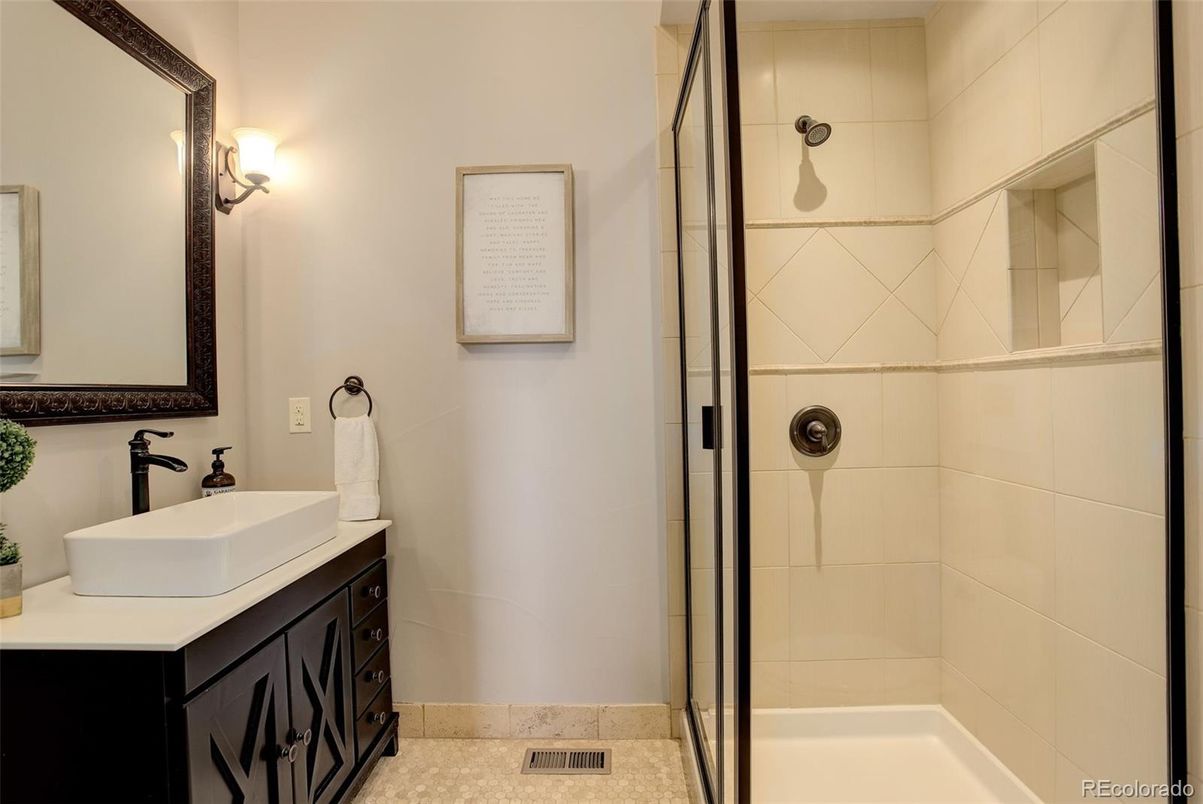 Bathroom, Glass Shower, Interior