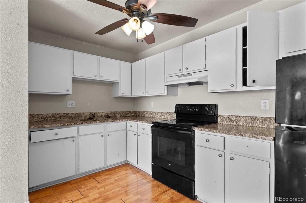 Interior, Kitchen, Wood Texture Flooring
