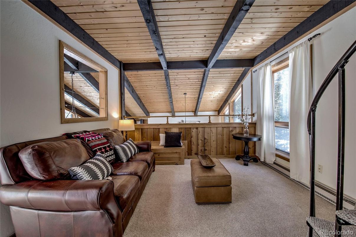 Interior, Living room, Wooden Beams, Wooden Ceilings
