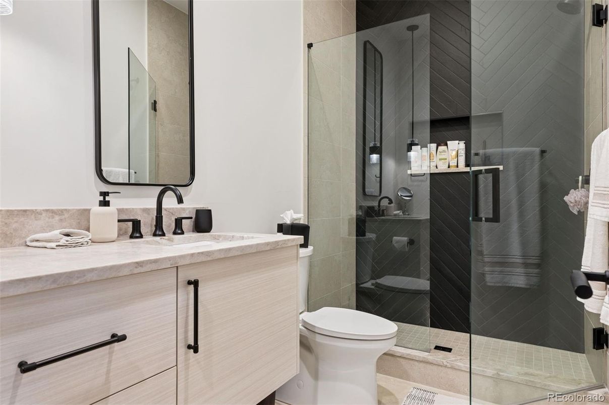 Bathroom, Glass Shower, Interior