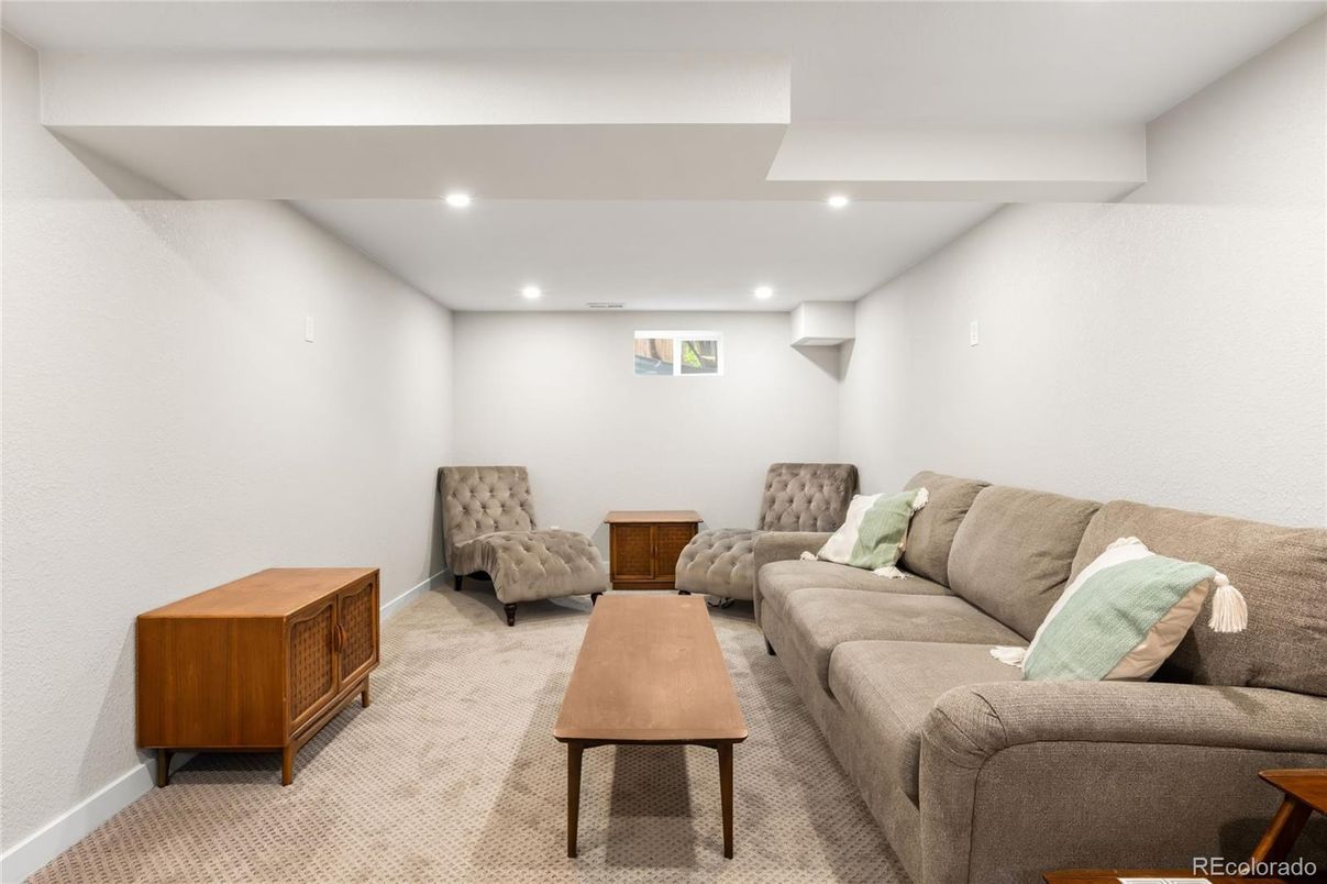 Interior, Living room, Recessed Lighting
