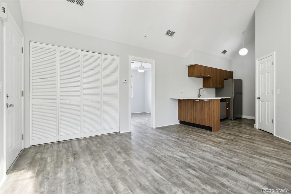 Interior, Kitchen, Wood Texture Flooring