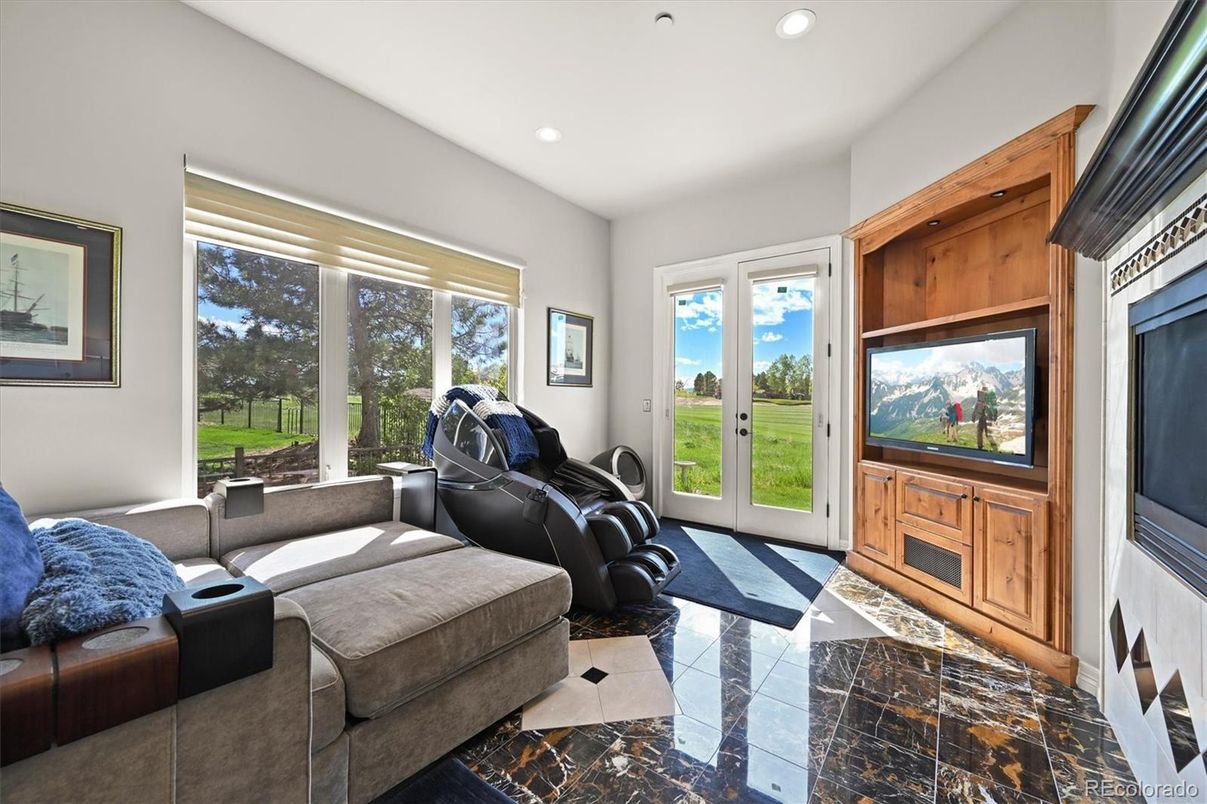 Interior, Living room, Recessed Lighting