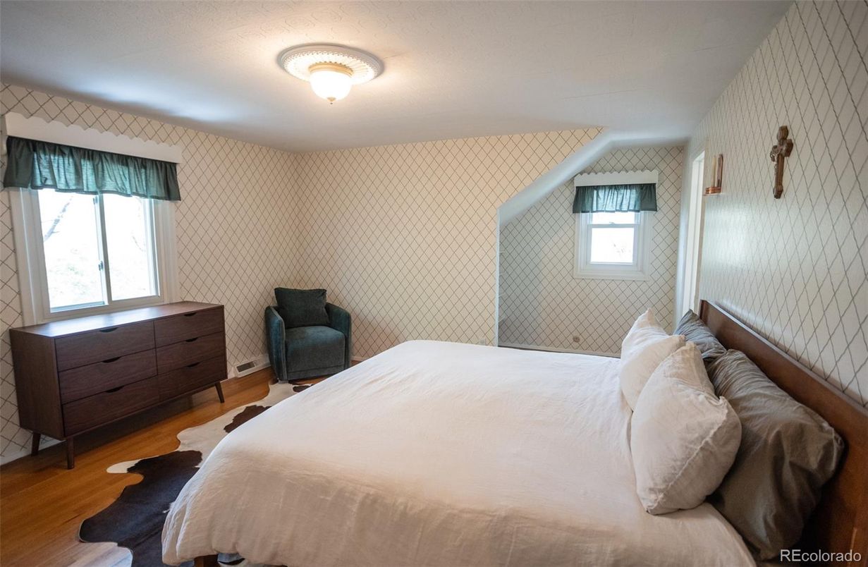 Bedroom, Interior, Wood Texture Flooring