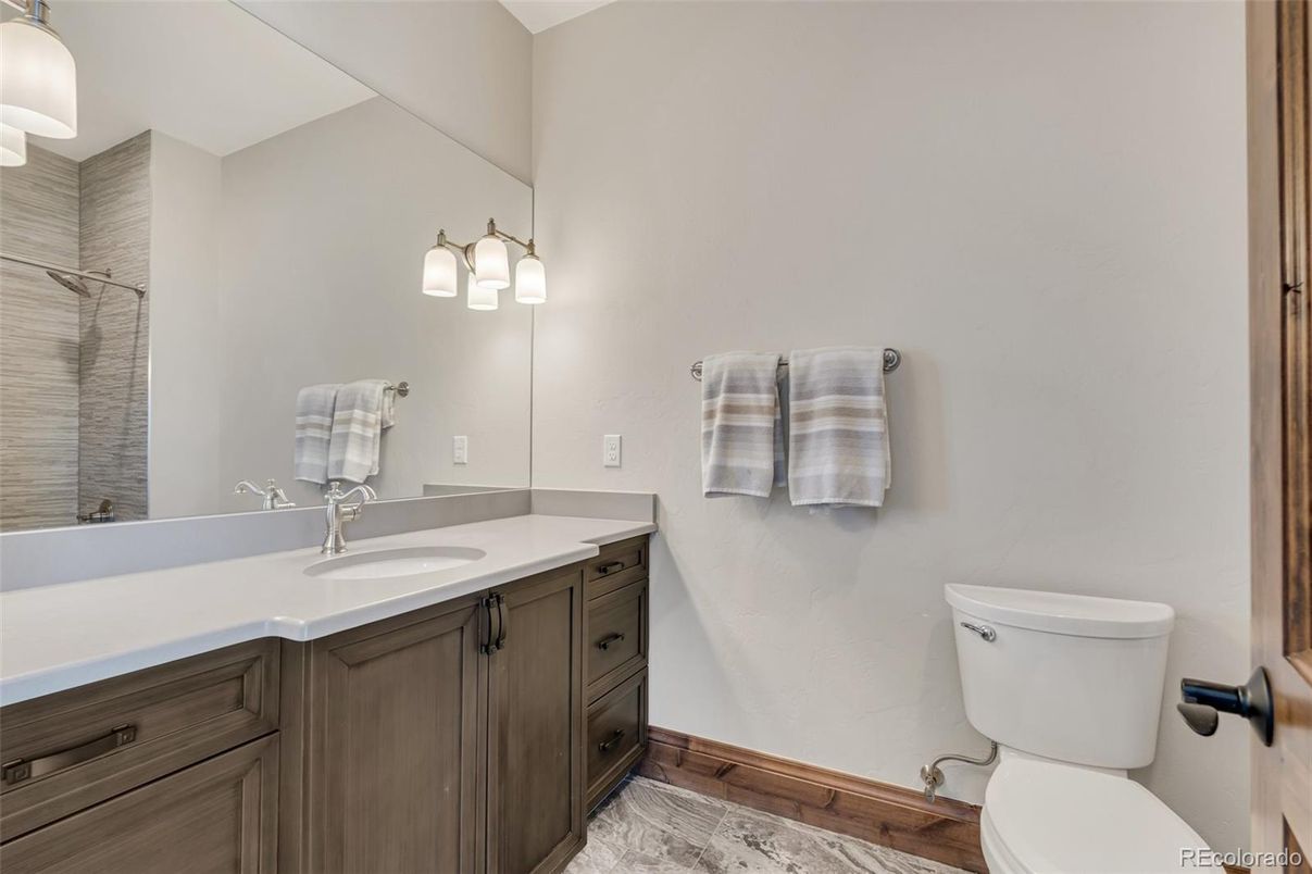 Bathroom, Interior, Wood Texture Flooring