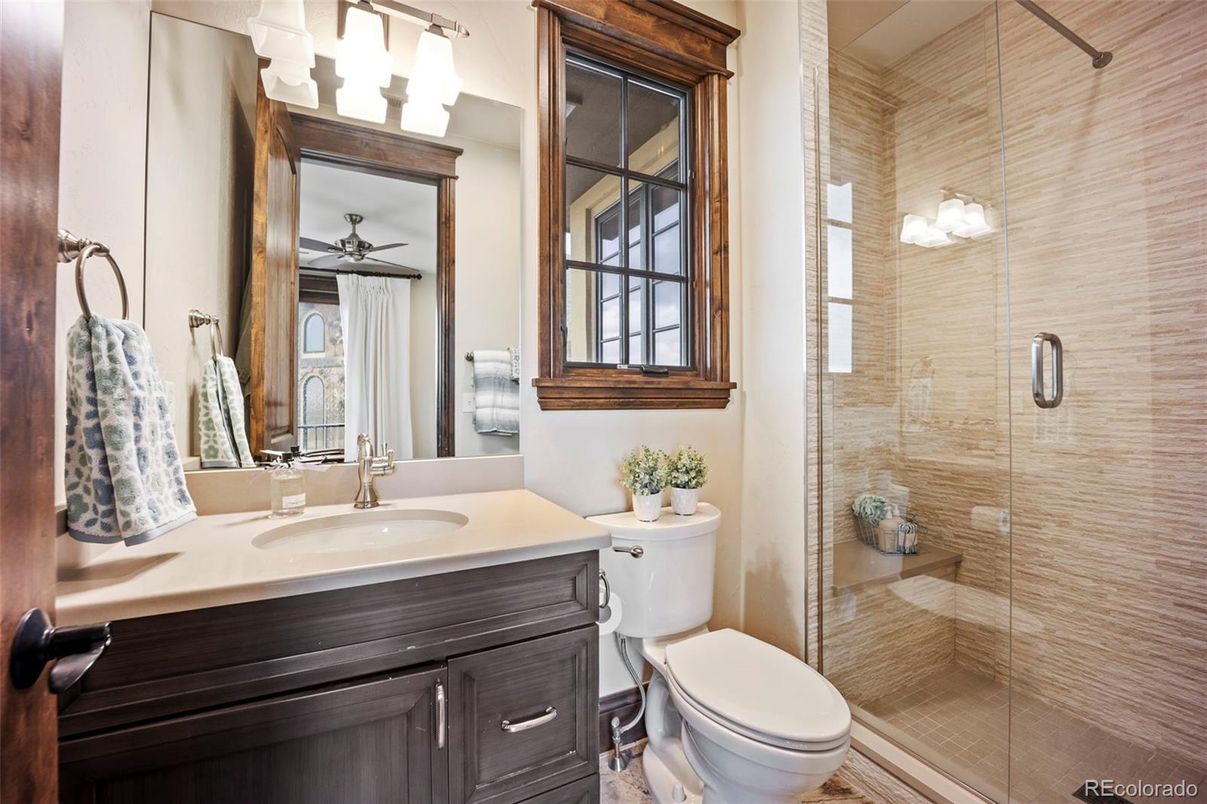 Bathroom, Glass Shower, Interior