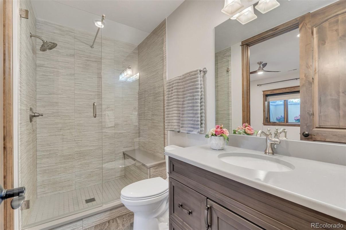 Bathroom, Glass Shower, Interior