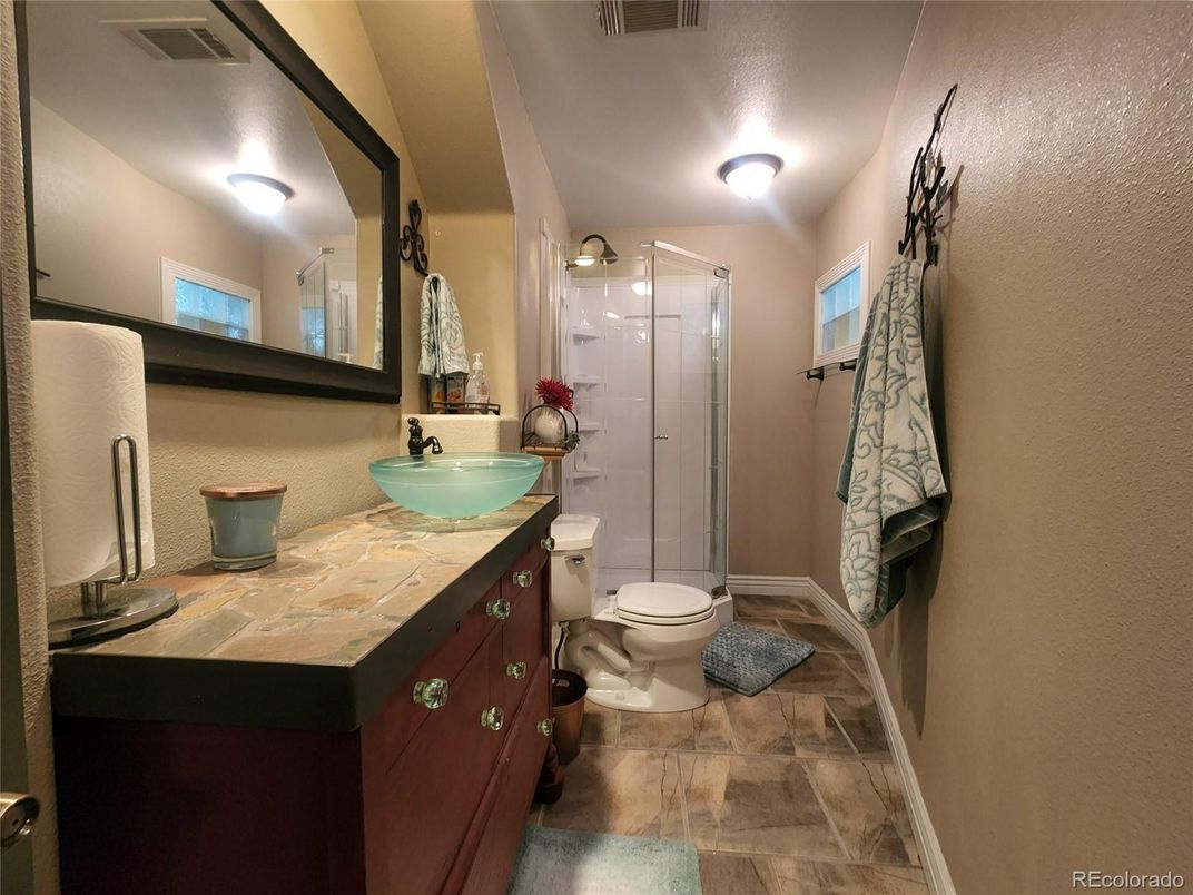 Bathroom, Glass Shower, Interior