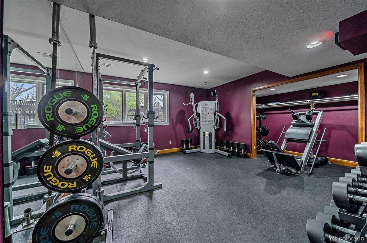 Fitness Equipment, Interior, Recessed Lighting