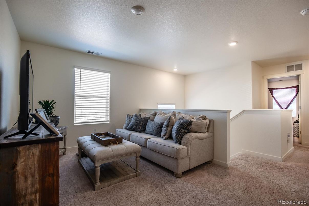 Interior, Living room, Recessed Lighting