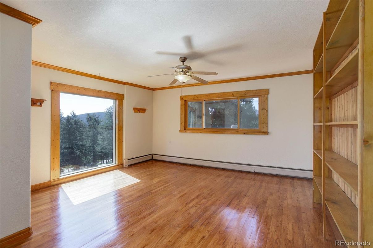 Empty room, Interior, Wood Texture Flooring