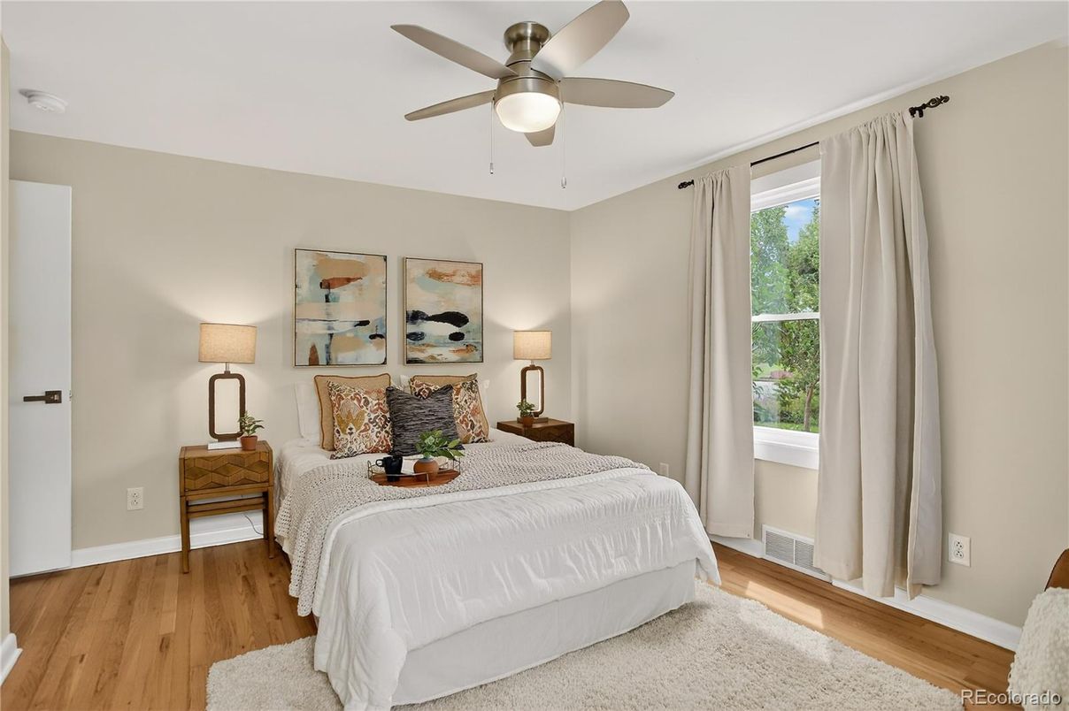 Bedroom, Interior, Wood Texture Flooring