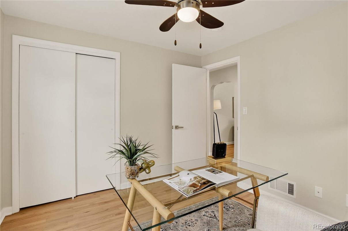 Home Office, Interior, Wood Texture Flooring