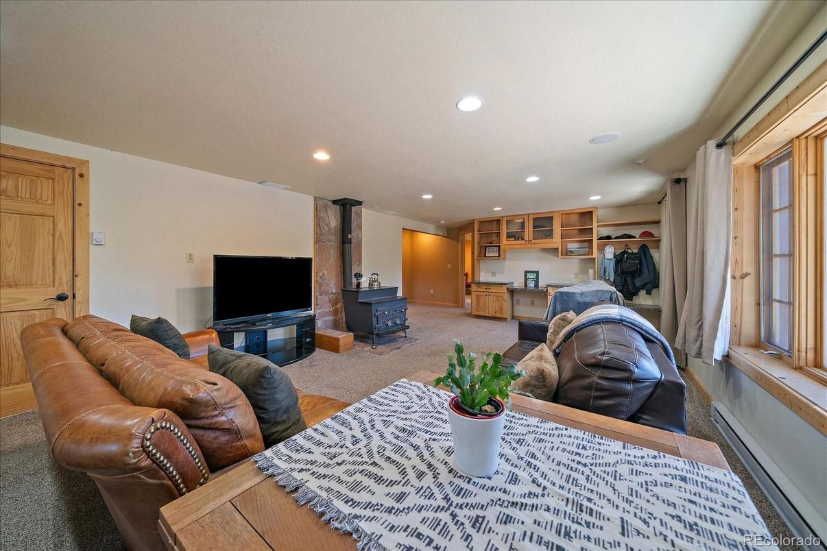 Interior, Living room, Recessed Lighting