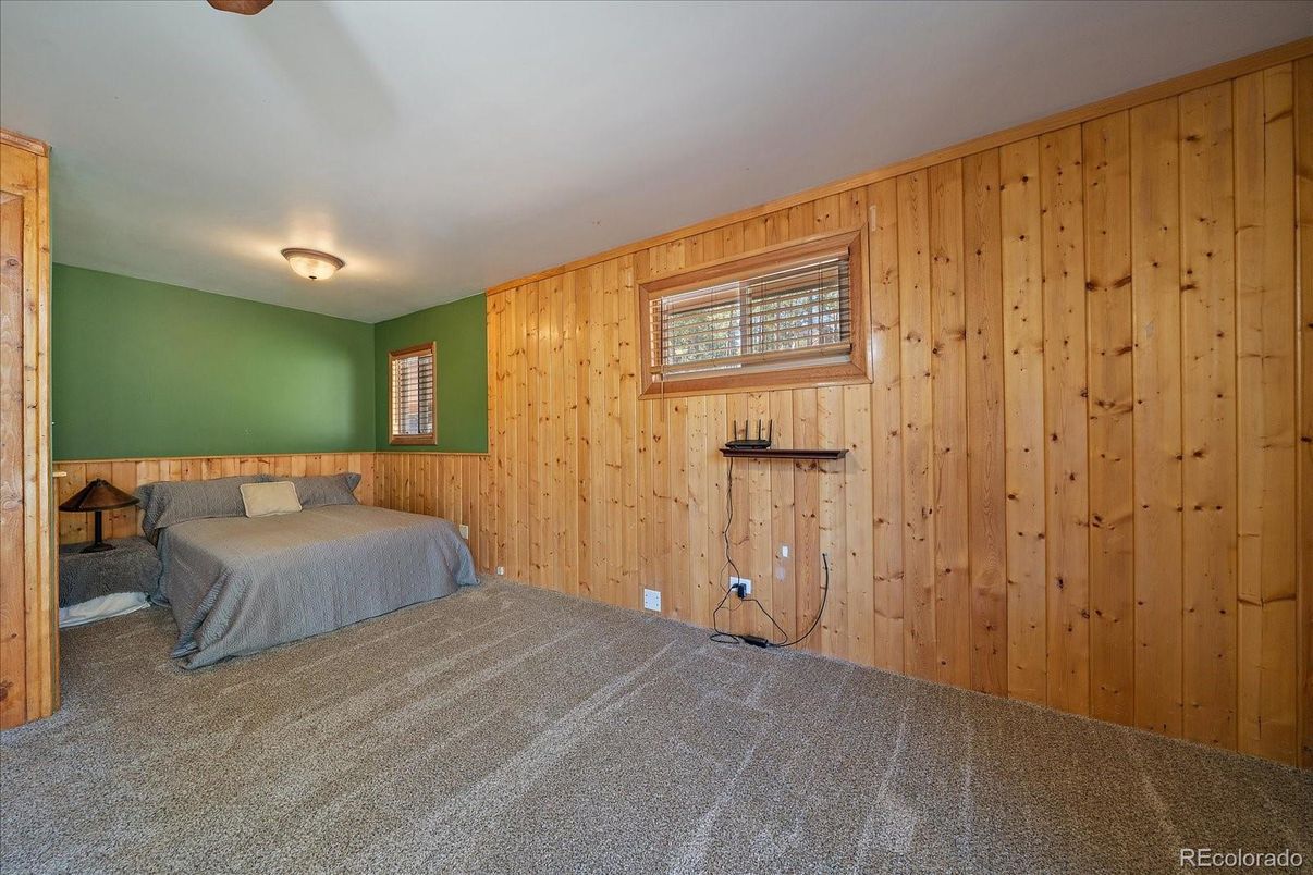 Bedroom, Interior, Wooden Walls