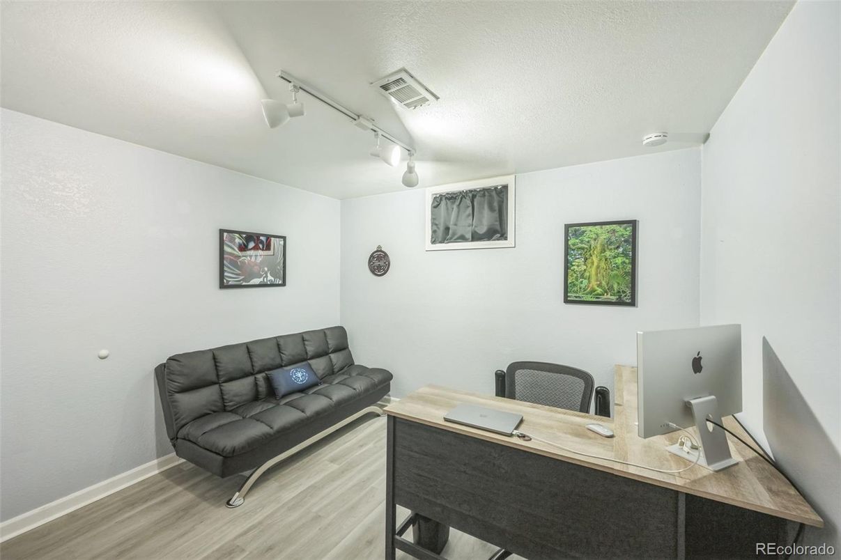 Home Office, Interior, Wood Texture Flooring