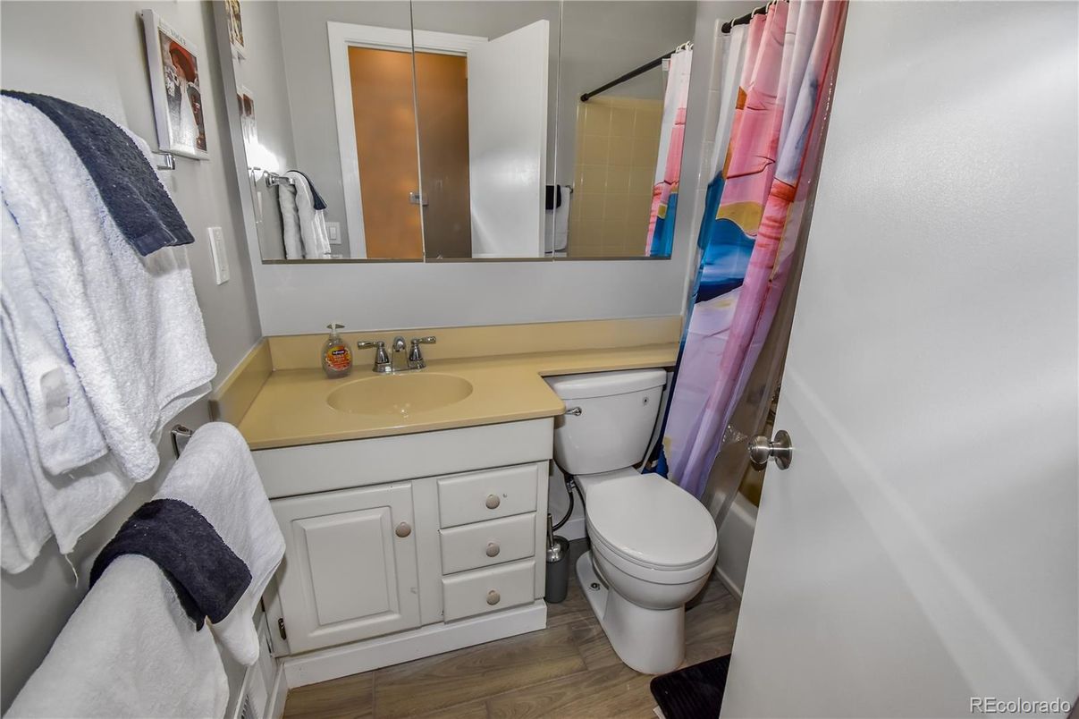 Bathroom, Interior, Wood Texture Flooring