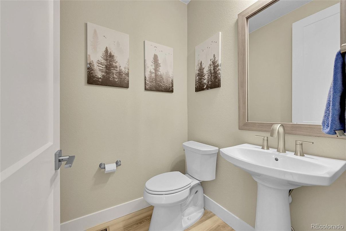 Bathroom, Interior, Wood Texture Flooring