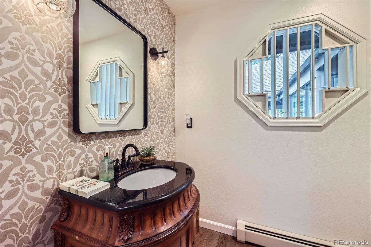 Bathroom, Interior, Wood Texture Flooring