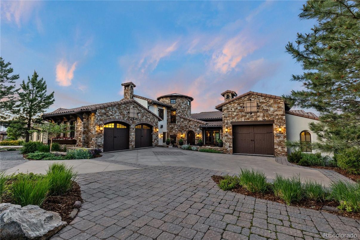 Attached, Backyard, Exterior, Facade, Mediterranean