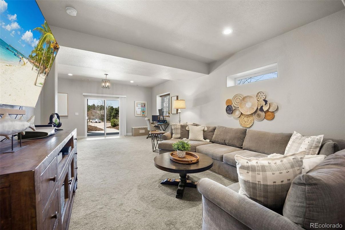 Interior, Living room, Recessed Lighting